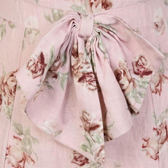 Love Shack Fancy Lena Bow Dress - Picture 11 of 12